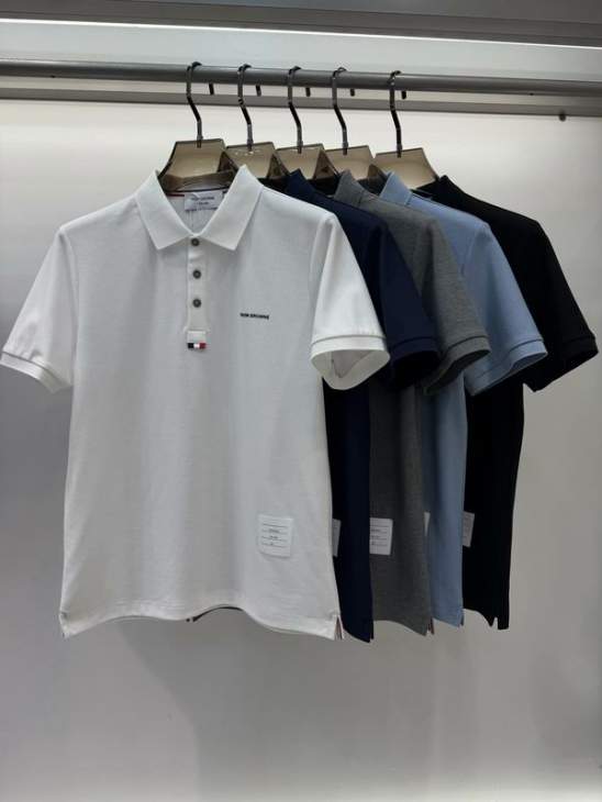 Picture of Thom Browne Polo Shirts Short _SKUThomBrowneM-4XL13xr2225427